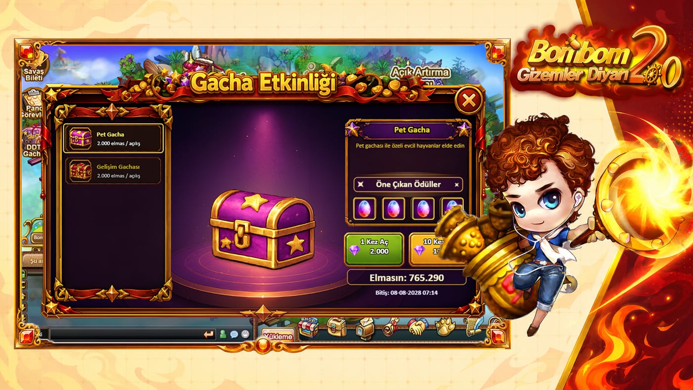 DDT Gacha - Şansını dene, nadir eşyaları yakala